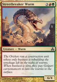 Streetbreaker Wurm (Guildpact) Light Play