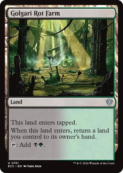 Golgari Rot Farm (Commander: Lorwyn Eclipsed) Light Play