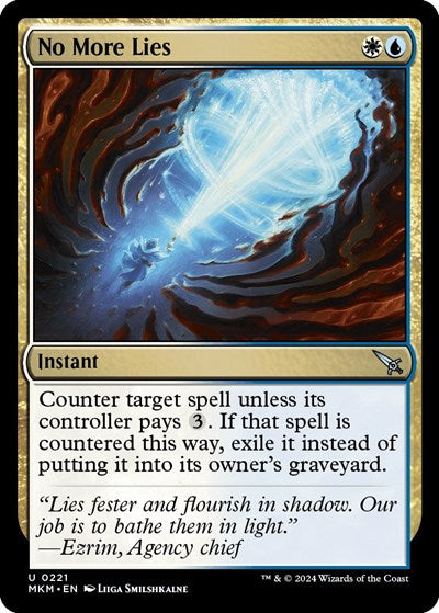 No More Lies (Murders at Karlov Manor) Light Play Foil