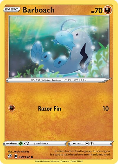 Barboach (SWSH02: Rebel Clash) Light Play