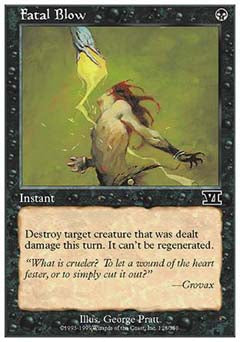 Fatal Blow (Classic 6th Edition) Light Play
