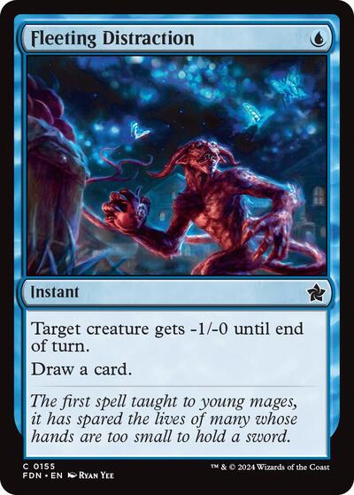 Fleeting Distraction (Foundations) Light Play Foil