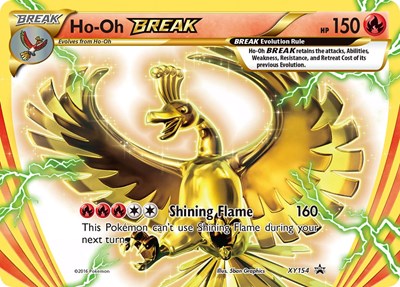 Ho-Oh BREAK (XY Promos) Medium Play Holofoil