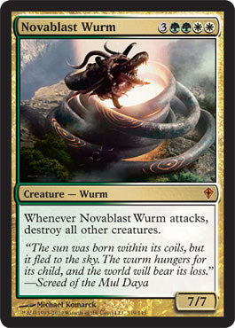 Novablast Wurm (Worldwake) Light Play