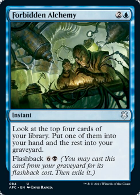 Forbidden Alchemy (Commander 2021 Forgotten Realms) Light Play