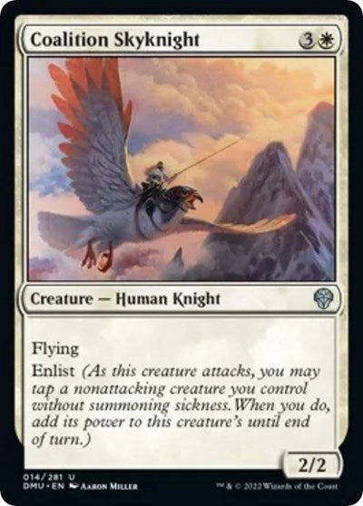 Coalition Skyknight (Dominaria United) Light Play Foil