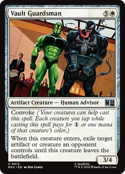 Vault Guardsman (Commander: Marvel Super Heroes) Light Play