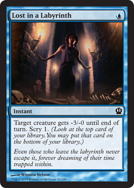 Lost in a Labyrinth (Theros) Light Play Foil