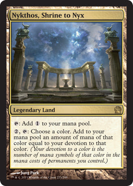 Nykthos, Shrine to Nyx (Theros) Medium Play Italian
