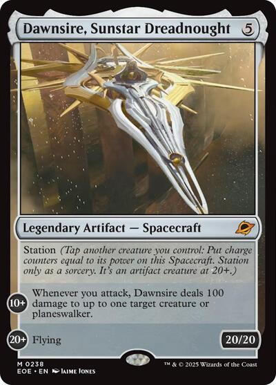 Dawnsire, Sunstar Dreadnought (Edge of Eternities) Light Play