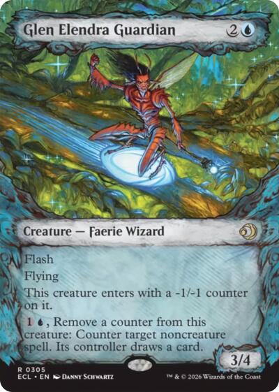 Glen Elendra Guardian (0305) (Showcase) (Lorwyn Eclipsed) Light Play