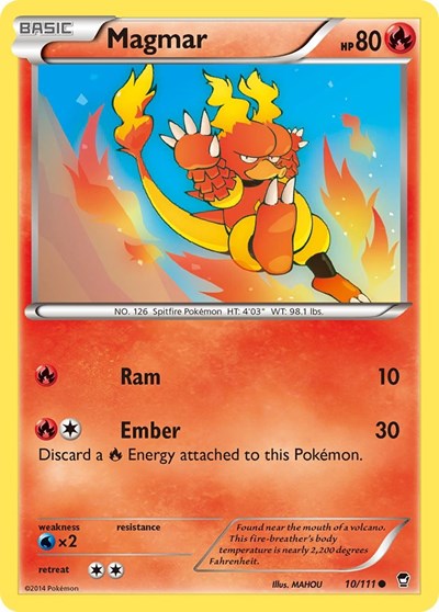 Magmar (XY - Furious Fists) Damaged / Poor