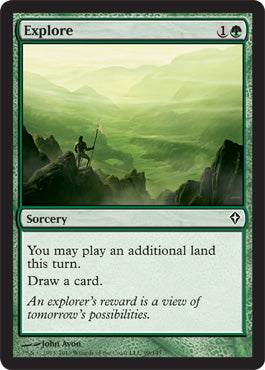Explore (Worldwake) Light Play Foil
