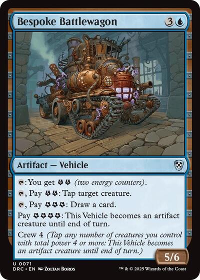 Bespoke Battlewagon (Commander: Aetherdrift) Light Play