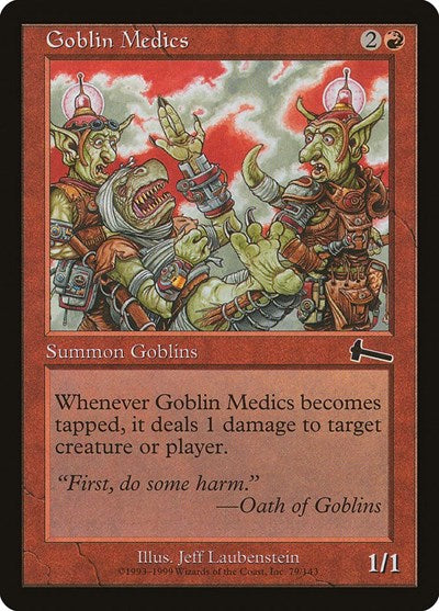Goblin Medics (Urza's Legacy) Medium Play