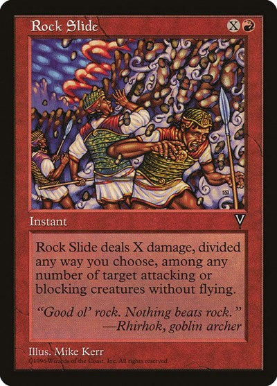 Rock Slide (Visions) Damaged / Poor