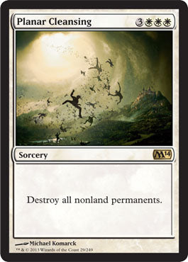 Planar Cleansing (Magic 2014 Core Set) Light Play