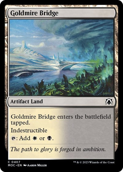 Goldmire Bridge (Commander: March of the Machine) Light Play