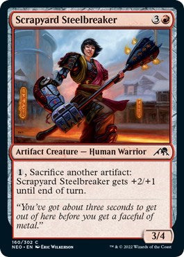 Scrapyard Steelbreaker (Kamigawa: Neon Dynasty) Light Play Foil