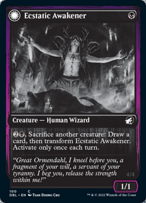 Ecstatic Awakener / Awoken Demon (Innistrad: Double Feature) Light Play