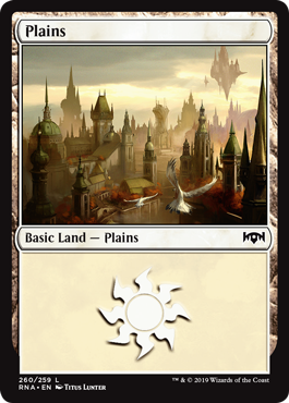 Plains (Ravnica Allegiance) Light Play
