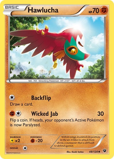 Hawlucha (XY - Fates Collide) Light Play