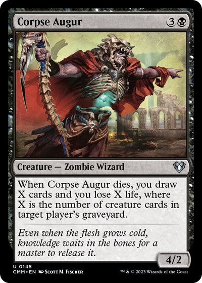 Corpse Augur (Commander Masters) Light Play