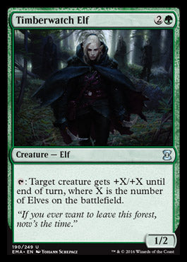 Timberwatch Elf (Eternal Masters) Light Play Foil