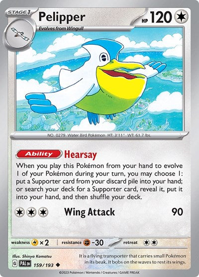 Pelipper (SV02: Paldea Evolved) Light Play