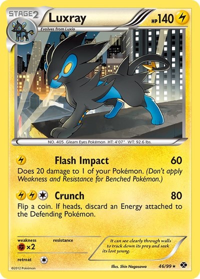 Luxray (Next Destinies) Medium Play Holofoil