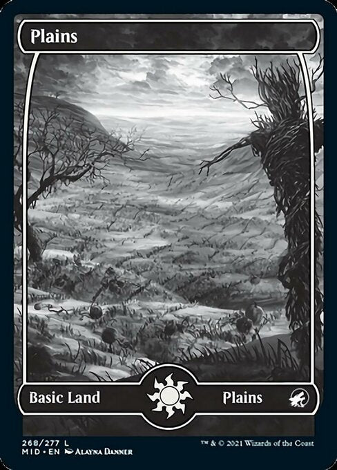 Plains (268) (Innistrad: Midnight Hunt) Light Play Foil