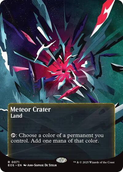 Meteor Crater (0071) (Borderless) (Stellar Sights) Light Play