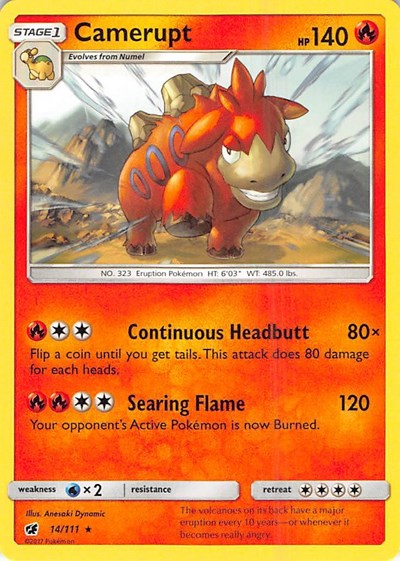 Camerupt (SM - Crimson Invasion) Medium Play