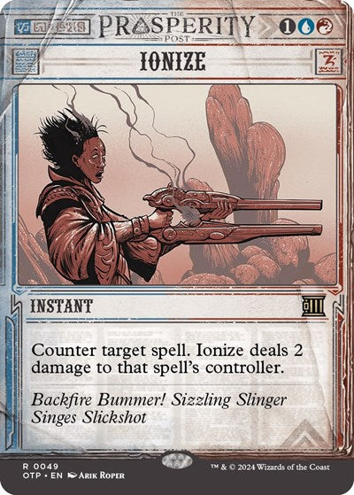 Ionize (Outlaws of Thunder Junction: Breaking News) Light Play Foil