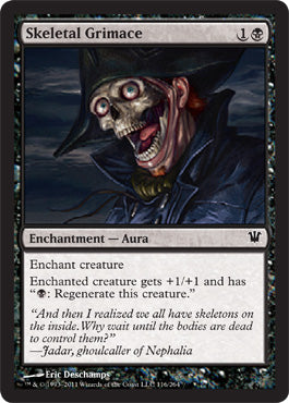 Skeletal Grimace (Innistrad) Light Play