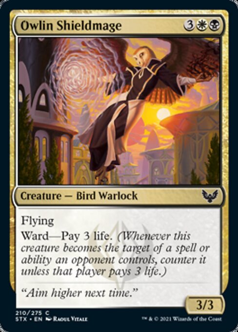 Owlin Shieldmage (Strixhaven) Light Play