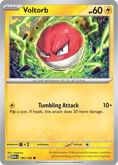 Voltorb (Scarlet and Violet: 151) Light Play