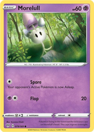 Morelull (SWSH03: Darkness Ablaze) Light Play