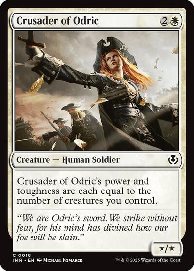 Crusader of Odric (Innistrad Remastered) Light Play