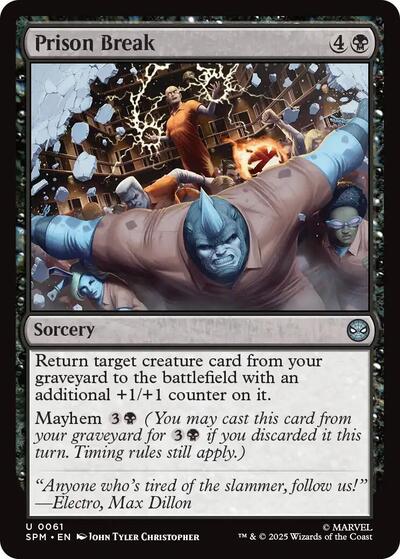 Prison Break (Marvel's Spider-Man) Light Play Foil