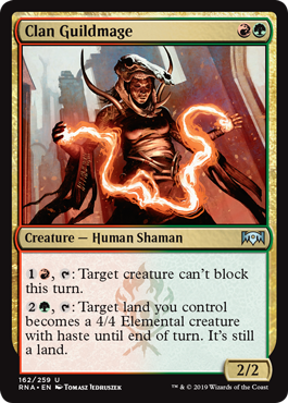 Clan Guildmage (Ravnica Allegiance) Light Play