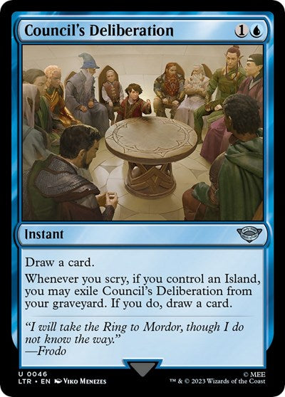 Council's Deliberation (Universes Beyond: The Lord of the Rings: Tales of Middle-earth) Light Play