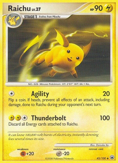 Raichu (Majestic Dawn) Damaged / Poor