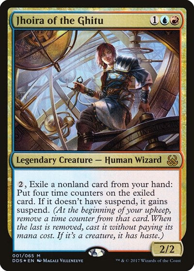 Jhoira of the Ghitu (Duel Decks: Mind vs Might) Damaged / Poor Foil