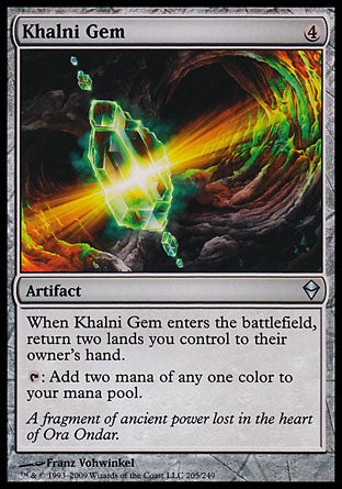 Khalni Gem (Zendikar) Medium Play