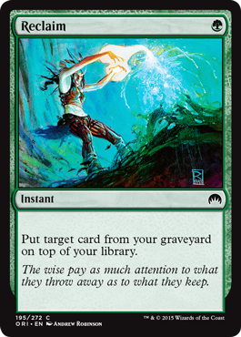 Reclaim (Magic Origins) Light Play