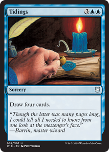 Tidings (Commander 2018) Light Play