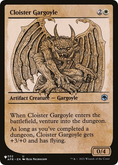 Cloister Gargoyle (Showcase) (The List) Light Play