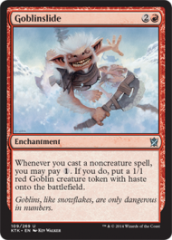 Goblinslide (Khans of Tarkir) Light Play