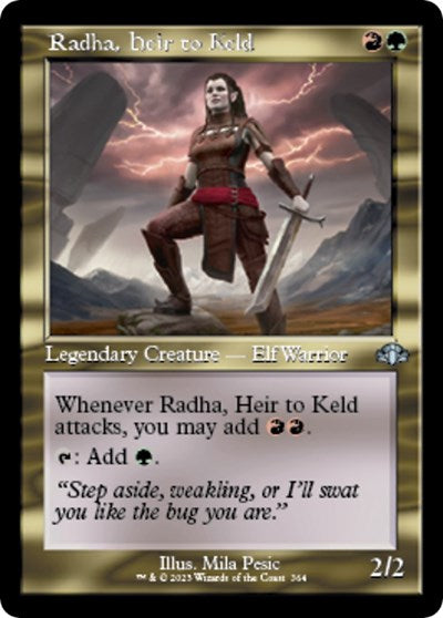 Radha, Heir to Keld (Retro Frame) (Dominaria Remastered) Light Play